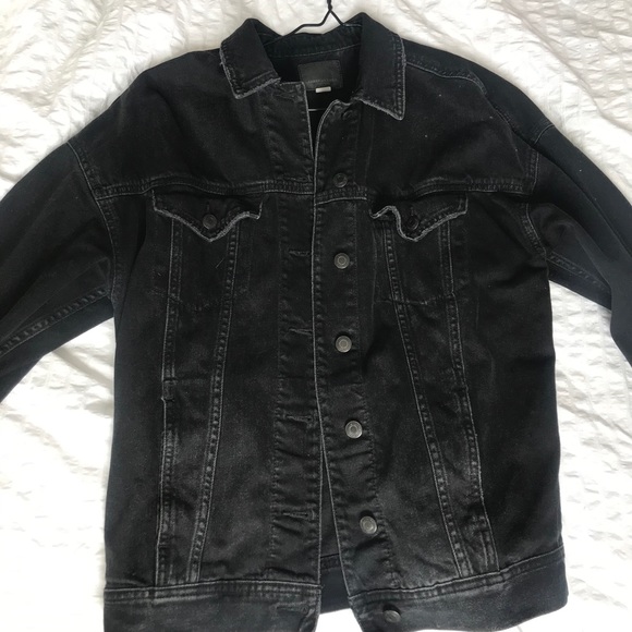 Black denim jacket - Picture 1 of 3